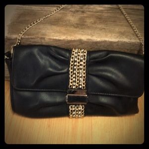 Black and Gold with rhinestone purse 👜